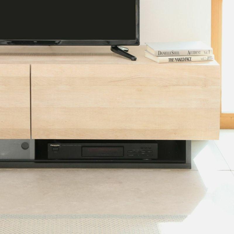 白井産業 テレビ台 幅120cm 高さ36cm ナチュラルブラウン 50V型対応 木
