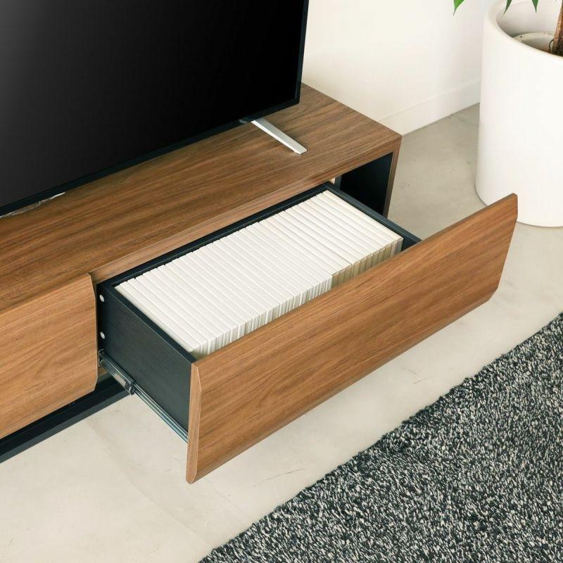 テレビボード　テレビ台　ローボード　大型テレビ用　白井産業　木目　木目調　150 白井産業 テレビ台 幅150cm 高さ36cm ダークブラウン 65V型対応 木質感