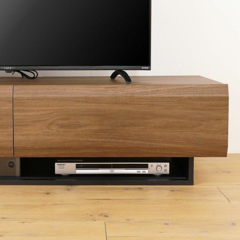 白井産業 テレビ台 幅150cm 高さ36cm ダークブラウン 65V型対応 木質感