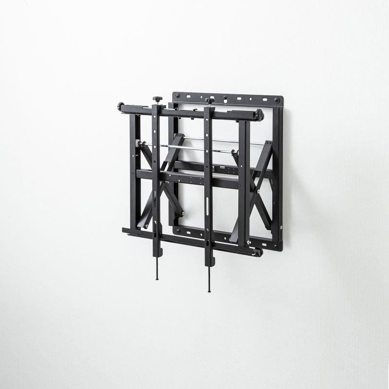 サンワサプライ プッシュ式壁掛け金具 CR-PLKG16BK_2