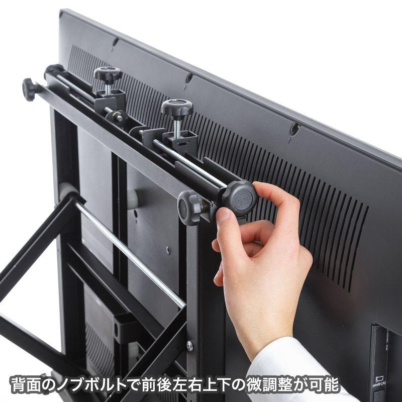 サンワサプライ プッシュ式壁掛け金具 CR-PLKG16BK_5