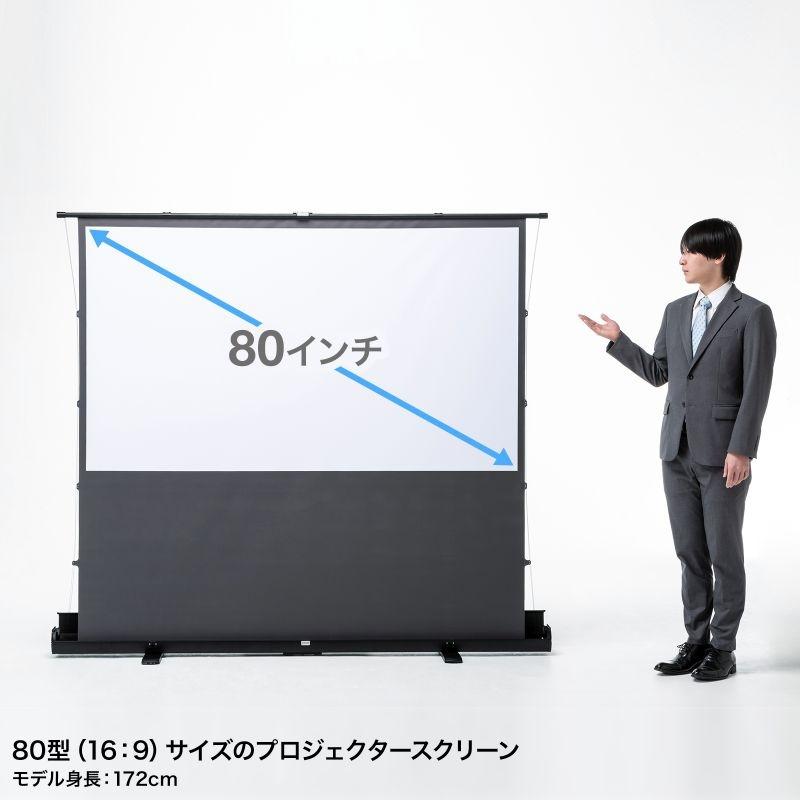 SANWA SUPPLY（サンワサプライ） プロジェクタースクリーン(床置き