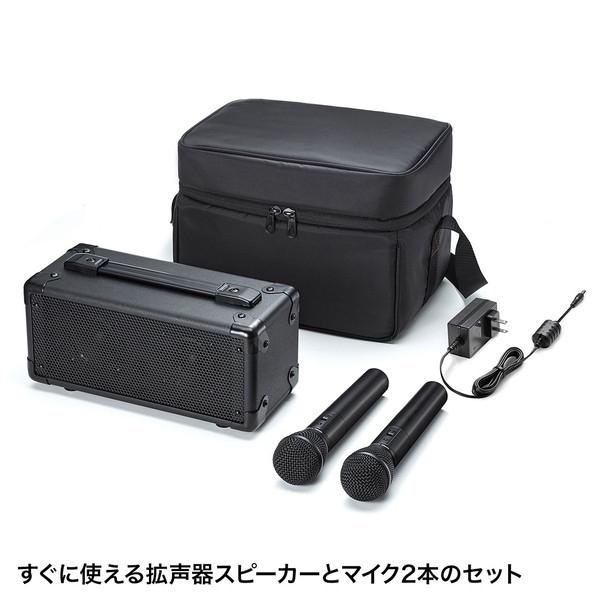 【２点セット】 サンワサプライ ワイヤレスマイク付き拡声器スピーカー MM-SPAMP7 【BCD1015157620】(35900円)