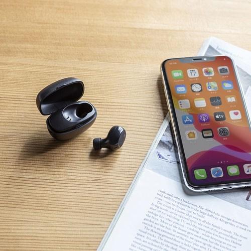 サンワサプライ 超小型Bluetooth片耳ヘッドセット(充電ケース付き) MM-BTMH52BK｜hitline｜02