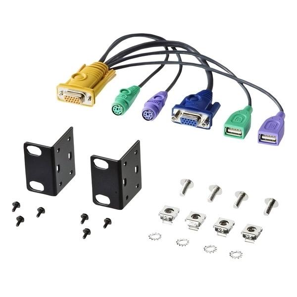 サンワサプライ PS/2・USB両対応パソコン自動切替器(8:1) SW-KVM8UPの画像