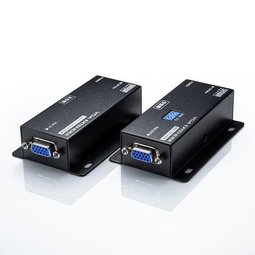 サンワサプライ ディスプレイエクステンダー(セットモデル) VGA-EXSET1N