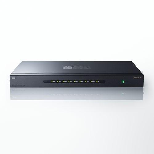 サンワサプライ 4K/60Hz・HDR対応HDMI分配器(8分配) VGA-HDRSP8の画像