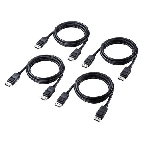 サンワサプライ DisplayPort対応パソコン自動切替器(4:1) SW-KVM4HDPUの画像
