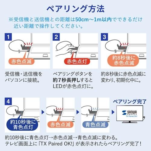 サンワサプライ ワイヤレスHDMIエクステンダー(送信機のみ) VGA-EXWHD9TX_8