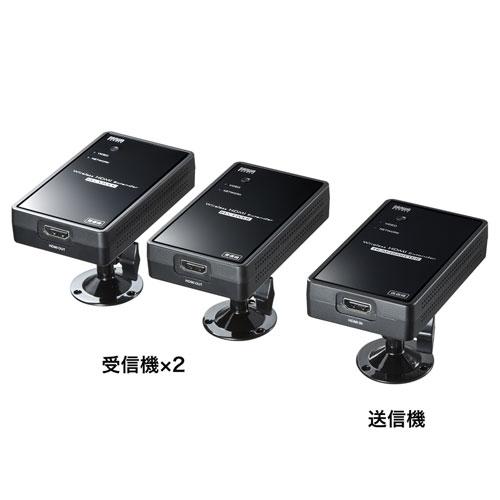 SANWA SUPPLY（サンワサプライ） ワイヤレス分配HDMIエクステンダー(2