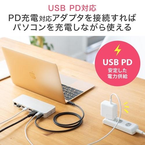 サンワサプライ USB Type-Cドッキングステーション(スタンド付き) USB-CVDK9STN USB サンワサプライ CVDK9STN