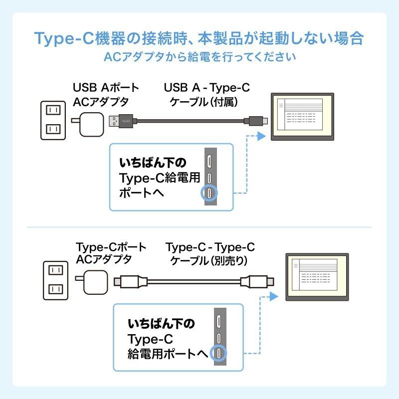 サンワサプライ タッチ機能搭載モバイルモニター DP-06_9