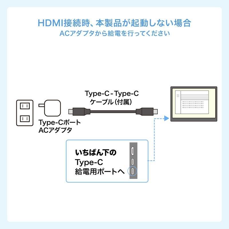 サンワサプライ タッチ機能搭載モバイルモニター DP-06_12