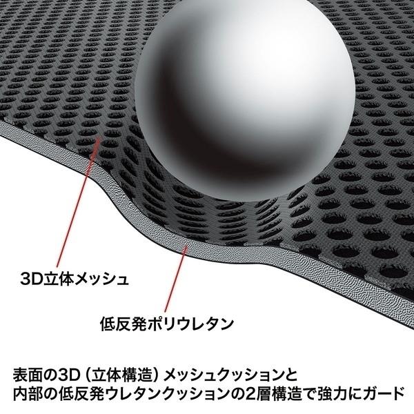 サンワサプライ 低反発3Dメッシュケース(13.3インチ) IN-SG13BK｜hitline｜04