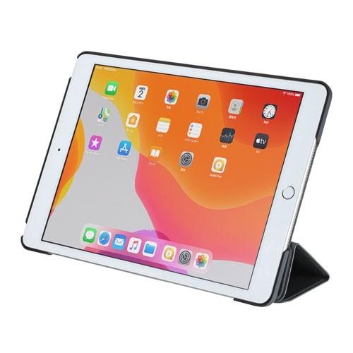 サンワサプライ iPad 10.2インチ ソフトレザーケース ブラック PDA-IPAD1607BK｜hitline｜04