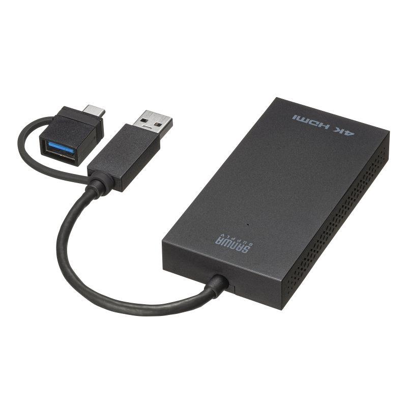 サンワサプライ USB A/Type-C両対応HDMIディスプレイアダプタ(4K/30Hz対応) USB-CVU3HD4｜hitline｜10