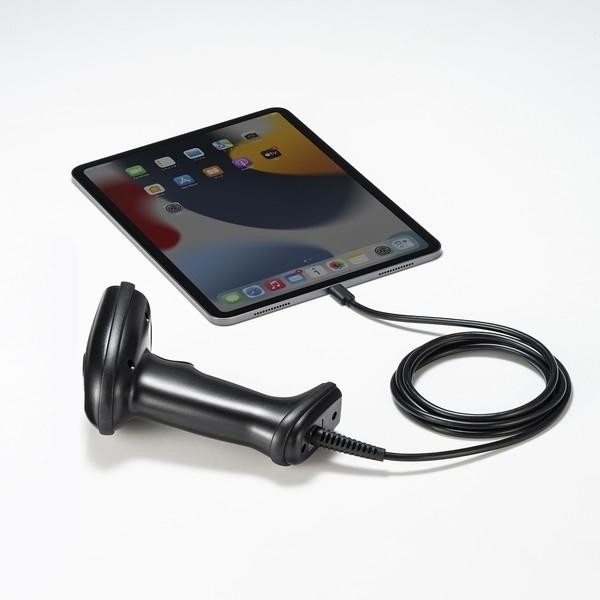 サンワサプライ Type-C 2次元バーコードリーダー BCR-TC2D1BK サンワサプライ BCR TC2D1BK