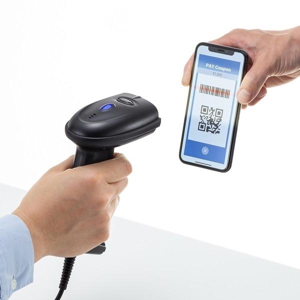 サンワサプライ Type-C 2次元バーコードリーダー BCR-TC2D1BK サンワサプライ BCR TC2D1BK
