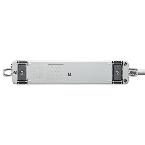 サンワサプライ 医用接地プラグ付き電源タップ TAP-HPM4-5W
