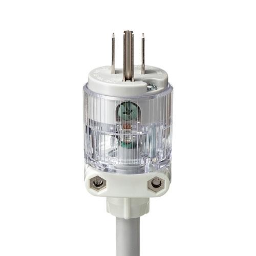 サンワサプライ 医用接地プラグ付き電源タップ TAP-HPM4-5W