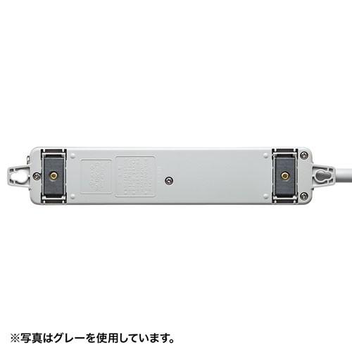 サンワサプライ 医用接地プラグ付き電源タップ TAP-HPM4-5G