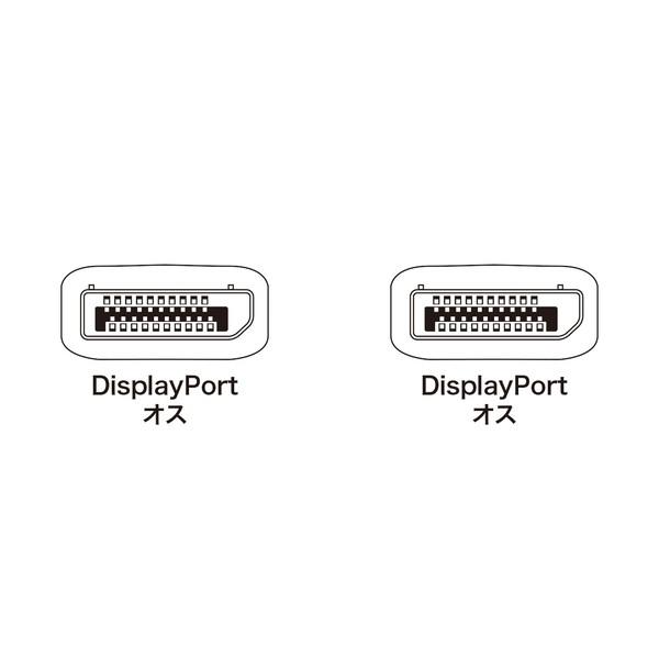 サンワサプライ DisplayPortケーブル1.5m KC-DP15K｜hitline｜05
