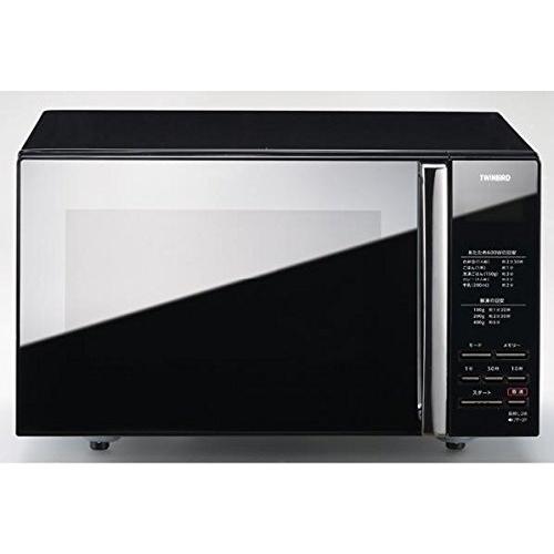 ツインバード オーブンレンジ DR-D269B 動作良好 美品 ミラーガラス ツインバード（TWINBIRD） ミラーガラスフラット電子レンジ ブラック