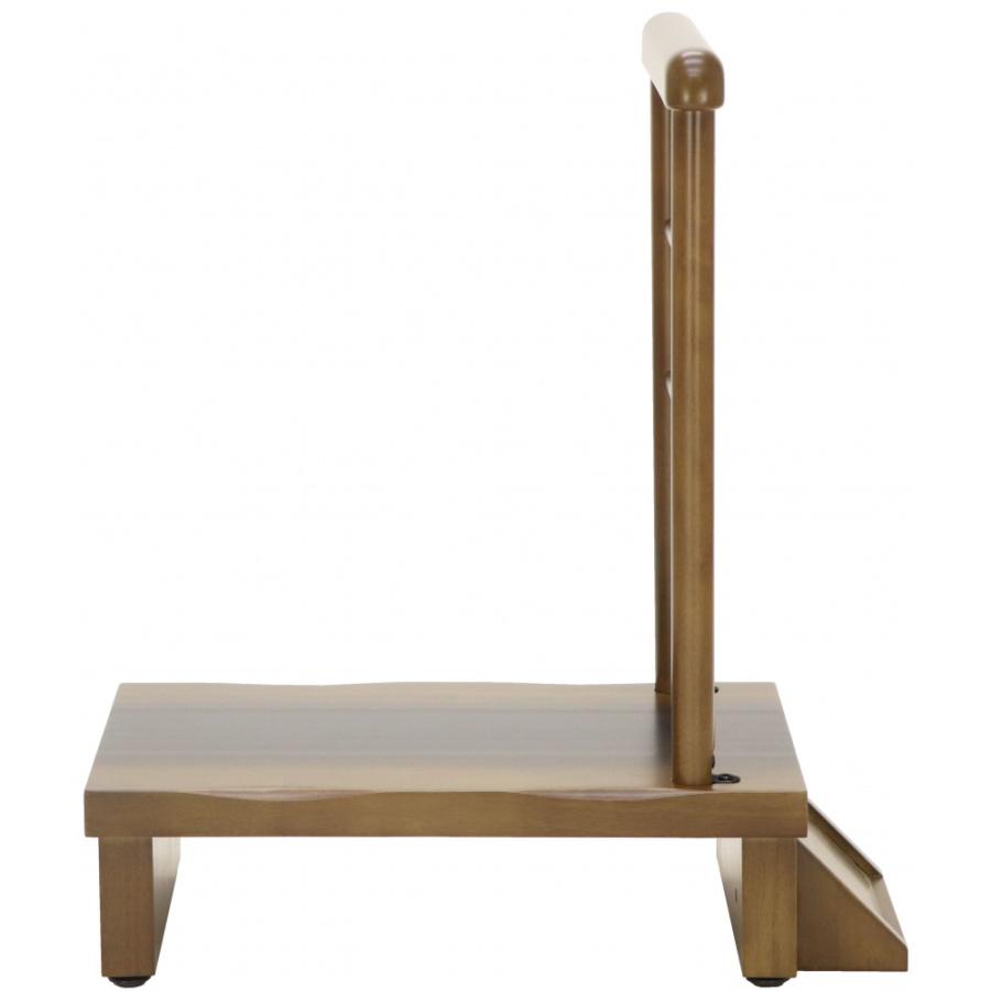 手すり付 玄関台 幅 60 睡蓮 踏み台 玄関 木製 おしゃれ 玄関踏み台 手すり ステップ 玄関ステップ 靴収納 収納付き 補助具 74 116 ヒットライン 通販 Paypayモール