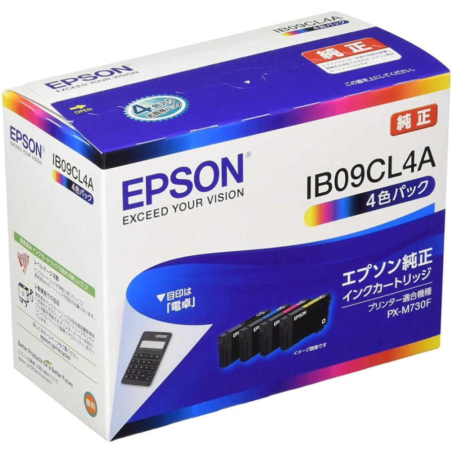 エプソン（EPSON） インクカートリッジ 4色パック 標準インク PX-M730F