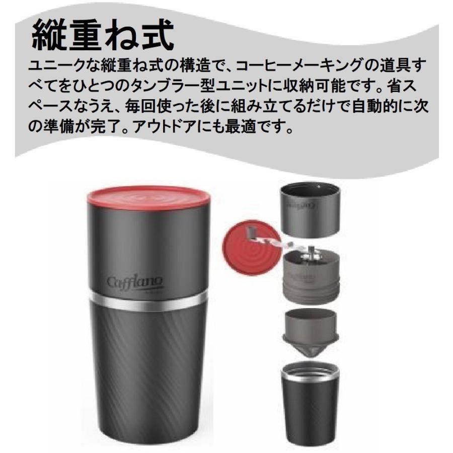 コーヒーメーカー おしゃれ 一人用 カフラーノ オールインワンコーヒーメーカー 250ml レッド ミル付き ステンレス コンパクト Lc11 Cf Rd ヒットライン 通販 Paypayモール