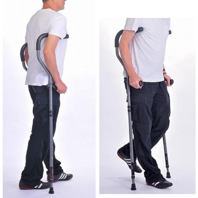 折りたたみ松葉杖 ミレニアル・プロ レギュラーサイズ 2本組 非課税