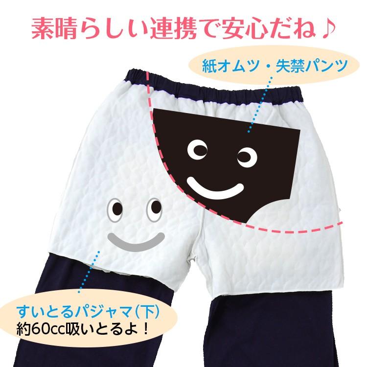 ハリコ犬 すいとるパジャマ 下だけ 男女兼用 吸水量目安60ccまで M Ll 就寝時 尿モレカバー ズボンタイプ ひとモノショップ 通販 Yahoo ショッピング