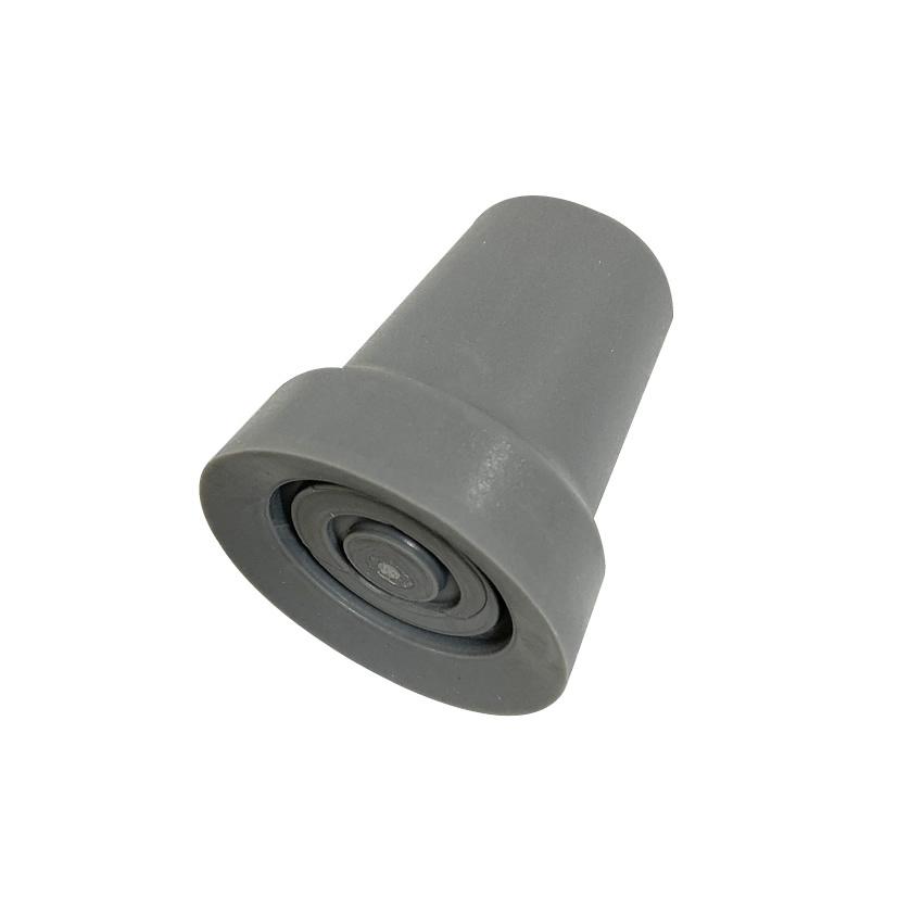 ケイホスピア 松葉杖用 22mm グレー ゴムチップ 杖先ゴム 替えゴム