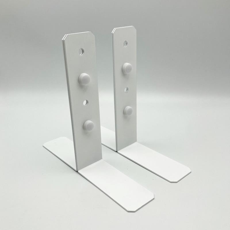パネルを自立できる脚セット（脚2セット+ネジ）スチール製 デスク間仕切り パーテーション 手作り 安くできる 組み立てパーツ パネル用 展示用  取付用（Yahoo!・ひとモノショップ）