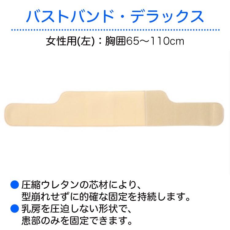アルケア 胸部固定帯 バストバンド デラックス 規格 女性用 左 適用範囲 胸囲 65 110cm 品番 胸部サポーター 22 24 4659 01 ひとモノショップ 通販 Yahoo ショッピング