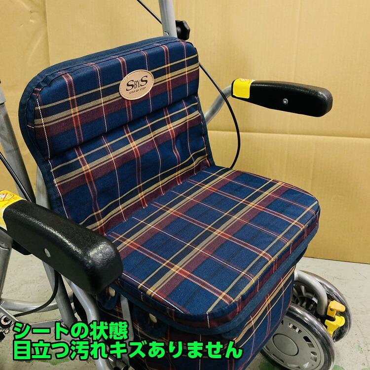 中古 S-12 島製作所 中古歩行車 シンフォニーラクーン 格子NB ランク