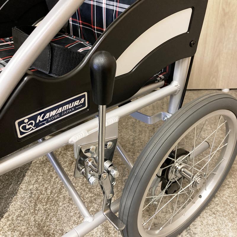 新古品】K-37 カワムラサイクル 標準型介助式車いす KV16-40SB 軽量 ノ