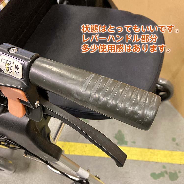 中古】C-006 中古歩行車 テイコブリトル 品番：HS05 チェックブルー 超