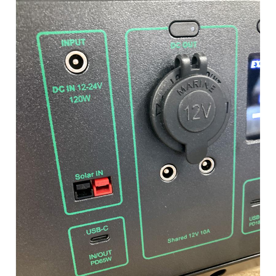 リン酸鉄リチウムバッテリー ポータブルパワーステーション ESPL-1200G 