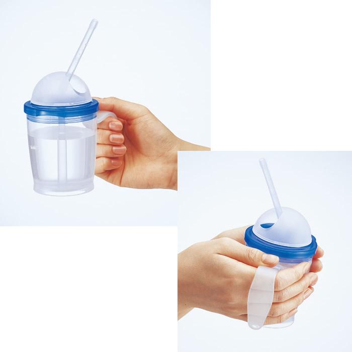 ハビナース ストロー付カップ / 1005738 200ml 食事介助 病院 入院用