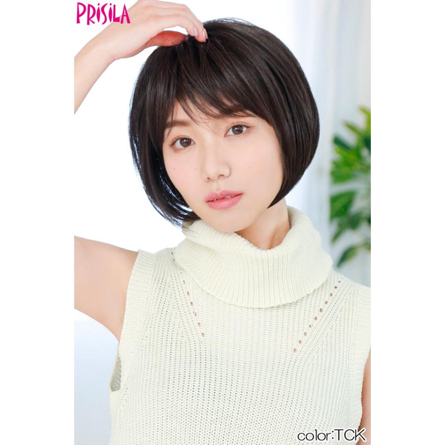 在庫限り】プリシラ 帽子ウィッグフィット ショートボブ BO-11 フル