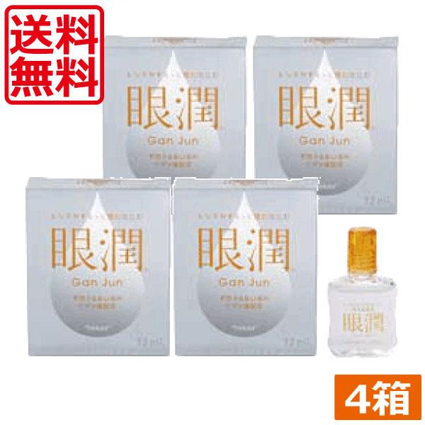 ハードレンズ用装着液 東レ 眼潤 (12ml)　4個　コンタクトケア　優良配送 | TORAY