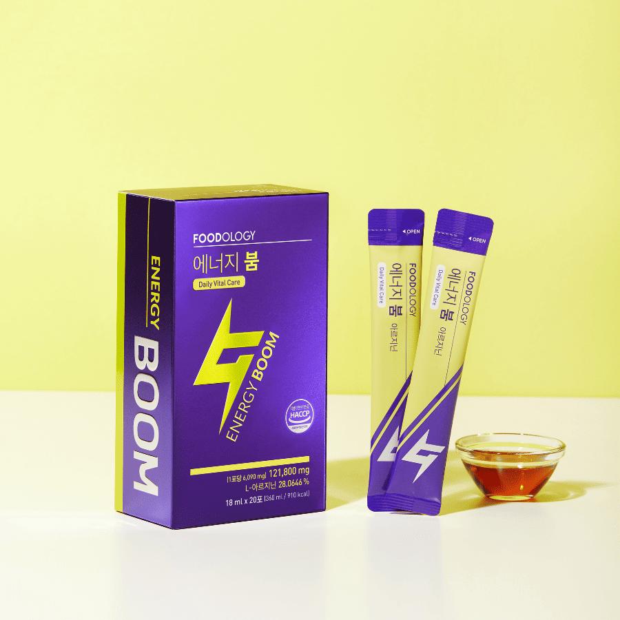 FOODOLOGY エネルギーブーム (レモン味) 30本 18ml アルギニン