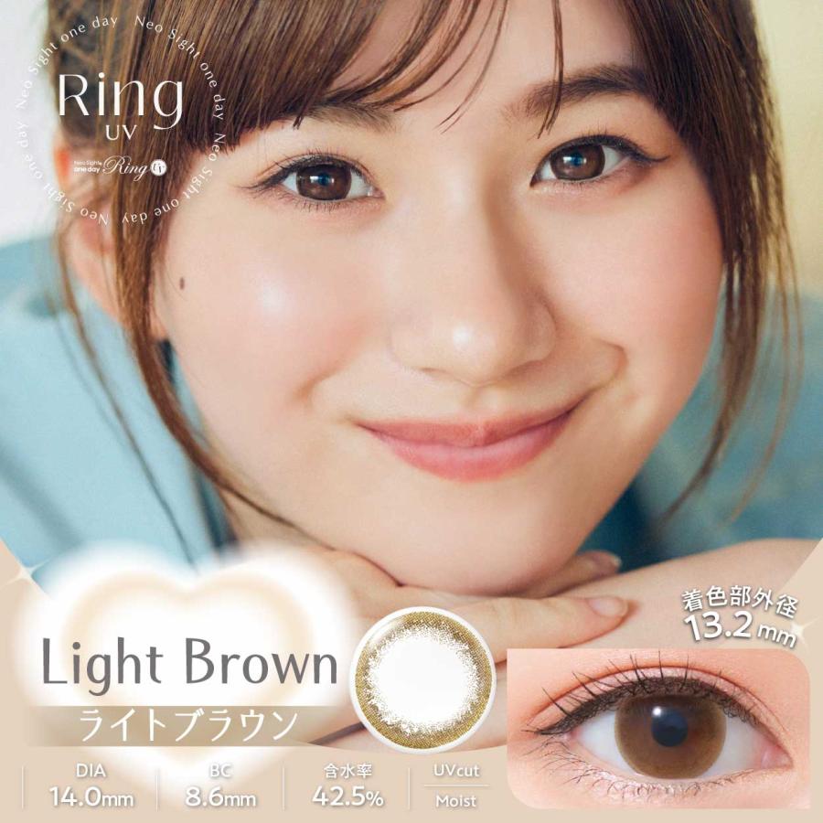 カラコン 1day ネオサイトワンデーリングＵＶ（30枚入） 12箱 カラコン 1day ワンデー アイレ ナチュラル系サークルレンズの画像