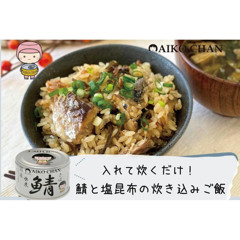 AIKO CHAN 送料無料 伊藤食品 あいこちゃん 鯖 水煮 150g×72缶(銀の鯖
