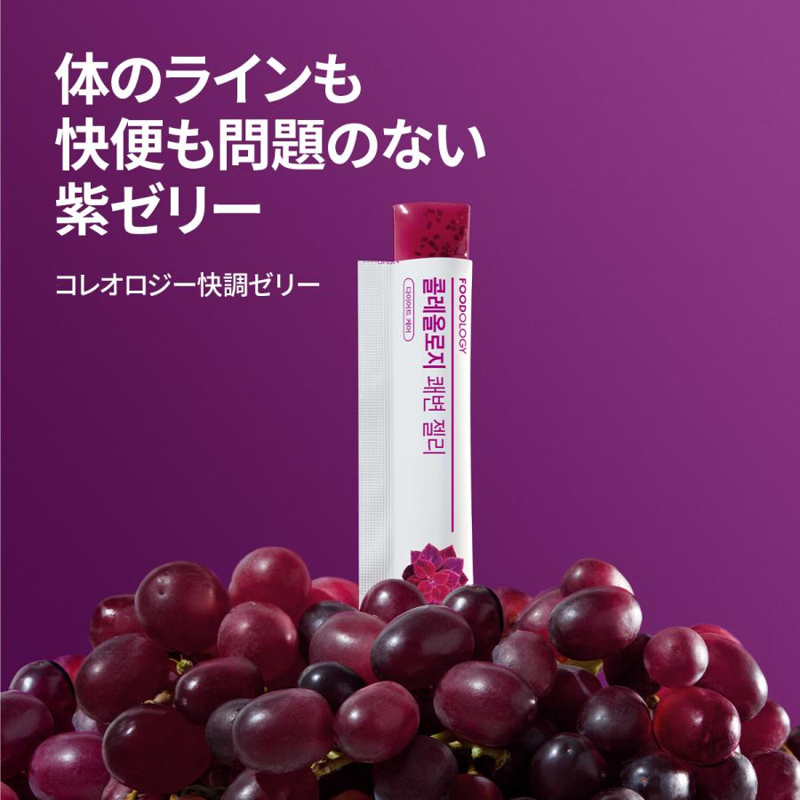 FOODOLOGY コレオロジー快調ゼリー（ぶどう味） 3本 ぷるぷるゼリー