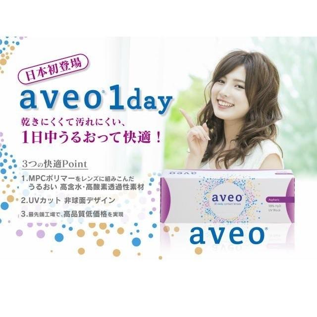 コンタクトレンズ 1day (送料無料)(処方箋不要)　アベオワンデー　(aveo 1day)　30枚入×4箱　1day　ワンデー　コンタクト｜hitomicontact｜02