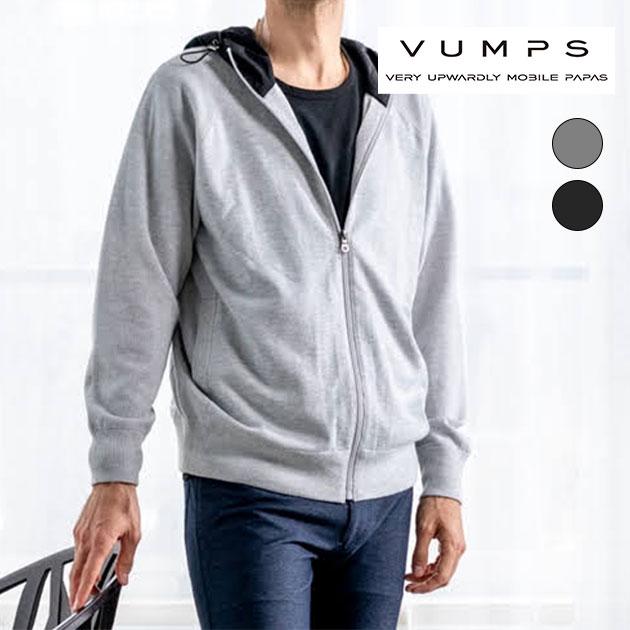 VUMPS ヴァンプス メンズ ジップパーカー バイカラー 父の日