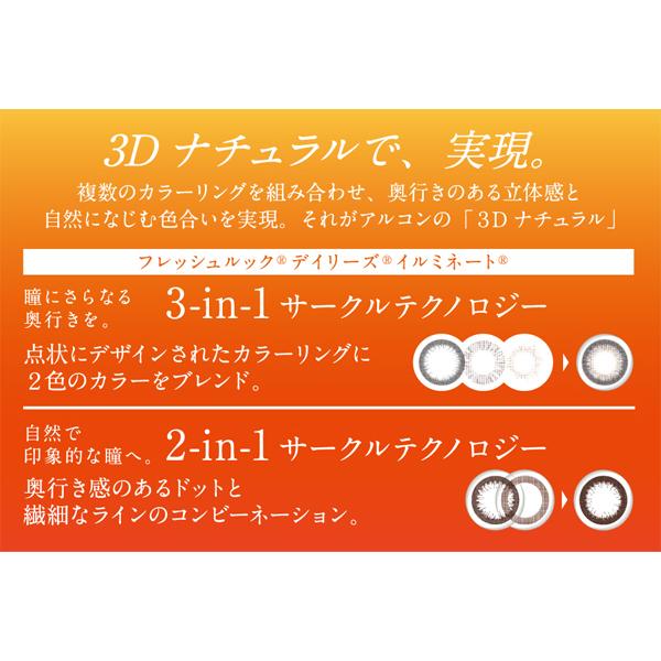 アルコン フレッシュルックデイリーズイルミネート リッチブラウン 30枚入 8箱 1日使い捨てカラコン リッチブラウン