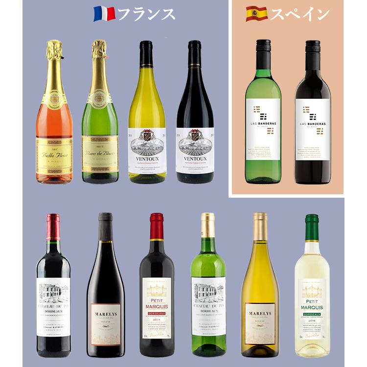 ワイン ワインセット 赤 赤白 白 12本 都内有名ホテル使用 12本ワイン